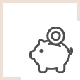 Piggy bank icon